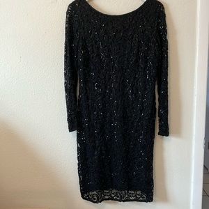 Black Sequence Dress